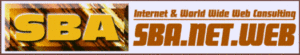 History of SBA.NET.WEB logo