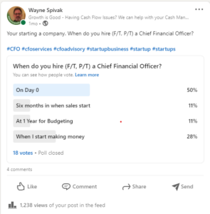 Hire CFO poll